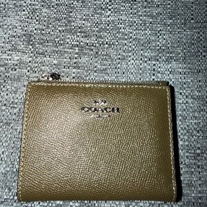 Coach Snap Leather Wallet